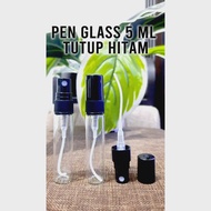 Botol parfum pen glass 5ml type drat botol kosong kaca/harga per 1lusin(12pcs)
