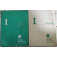 CFA THE INTITUDE OF CHARTARED FINANCIAL ANALYSTS LEVEL 1 BOOK 1994 USED Original