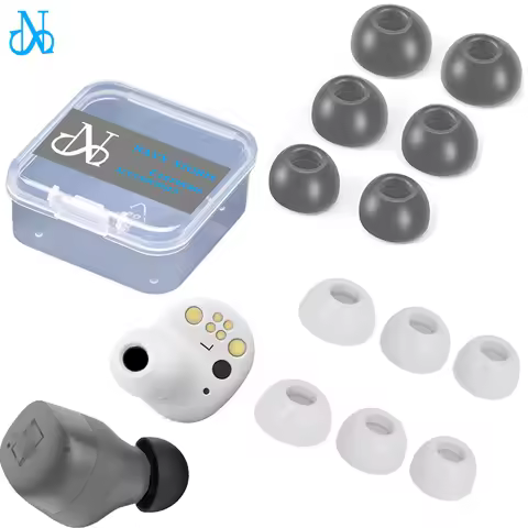 3Pairs Premium Ear tips for Sennheiser MOMENTUM True Wireless 3 Memory Foam Eartips Cover to Avoid F