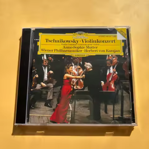 Anne-Sophie Mutter Herbert von Karajan Tchaikovsky Violin Concerto in D Major CD DG Brand New Sealed