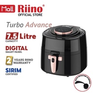 ❤Riino Turbo Air Fryer Advance Intelligent Auto Rotation Stirring Air Fryer (7.5L) YJ928A☚