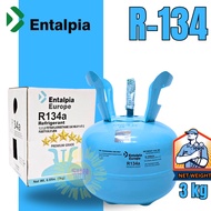 น้ำยาแอร์ R134A ยี่ห้อ ORAFON บรรจุ 3KG ออกใบกำกับภาษีได้