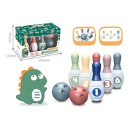 Njm - Kids Toys DINOSAUR Bowling BALL Set DINOSAUR Motif Bowling Pin