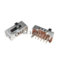 100piece SS-24D02G4 Toggle switch SS24D02G4 SS24D02 12Pin 2P4T Slide Switch Handle High 4MM