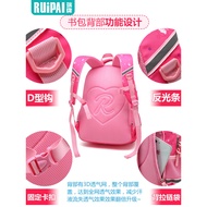 School Bag with Ridge Protection - Suitable for Girls Ages 7-12