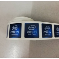Intel Core i7 8th Gen Laptop Desktop Label CPU Sticker