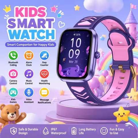 2026 New Kids Smart Watch Games Children's Watch Health Monitoring Smartwatch Pedometer Smartwatch B