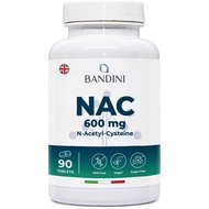 Bandini® NAC N-Acetyl-Cysteine | 600mg Acetyl Cysteine | Glutathione Precursor - Supplement for Men 