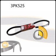 Gaido Fan Belt 3PK525 - Perodua Viva 1.0 / 660 Tali Kipas Kereta