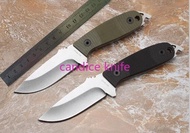 Black Shark straight knife 9CR18MOV fixed blade G10 handle knif