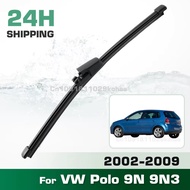Wiper 13" Rear Wiper Blades Set For VW Polo 9N 9N3 2002 - 2009 Windshield Windscreen Window Brushes