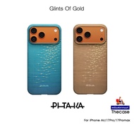 PITAKA Glints Of Gold Shockproof Case Aramid Fiber Premium Grade For iPhone Air/17Pro/17Promax