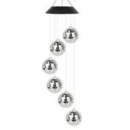 Ball Wind Chime Lights Disco Ball Lights Solar Chime for Outside Rainproof Color Changing LED Mobile Wind Chimes for Outside Garden Yard Decor great