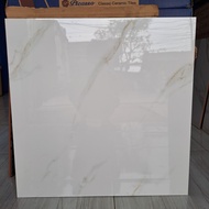 Granit lantai putih corak 60x60 FALISHA WHITE