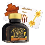 British Diamine Fountain Pen Ink Bottle, Diamine Sepia Ink Bottle 80ml