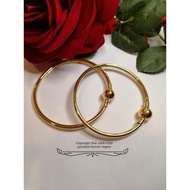 GELANG PANDORA EMAS BANGKOK 24K GOLD PLATED BANGLE GELANG EMAS KOREA GELANG SUASA BANGLE EMAS SADUR 