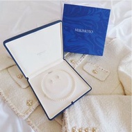 Mikimoto Vintage 中古 Akoya 珍珠頸鏈耳環套裝 耳夾 頸鍊