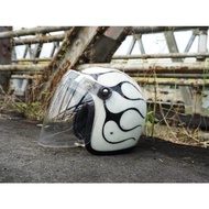 Kaca Helm Visor Bogo Snail Venom Retro Klasik