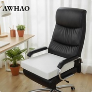 [AWHAO] Chair Cushion with Ties Firm Density Seat Cushion with Ties Beige 35x24x3cm