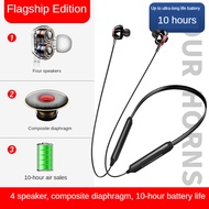 Sansui i37 wireless Bluetooth headset halter sports running ear hook binaural low latency game in-ear neck hanging headset music