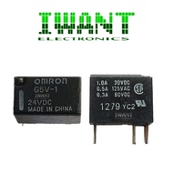 Relay 24VDC 6PIN G5V RELAY 24V 1A 6 PIN RELAY 24V 6 WHEEL OMRON G5V-1 24VDC LOW SIGNAL RELAY