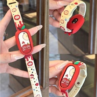 适用于手环10表带9小狗8反扣硅胶彩印NFC版腕带Suitable for Band 10, Band 9, Band 8, Reverse Buckle Silicone Color-printed