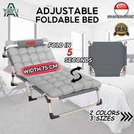 YAYU Bed Foldable Sofa Bed Frame Lightweight Ultra-wide 75Cm Adjustable Back Multi-functional Foldable Mattress