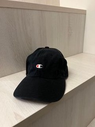 黑色棒球帽  Champion 小Logo 老帽
