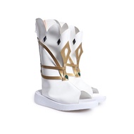 Trò chơi genshin tác động nahida cosplay Giày nhân vật Anime phụ kiện quần áo nahida Trắng khởi động