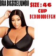 ANEKA BRA BIGSIZE JUMBO SIZE 46 D DD DDD WIRED PADDED/ THIN FOAM WIRE BRANDED EXPORT