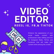 Short/reel video creation services short videos on YT FB IG