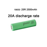 Genuine Samsung INR18650-25r 2500mah 20A high rate lithium 3.7v rechargeable battery 18650 for ebike