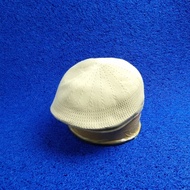 flat cap kangol england cream size m