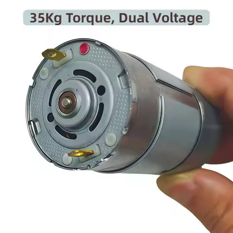 JGB37-545 DC Gear Motor High Torque High Power 24V 12V All Metal Gear Motor