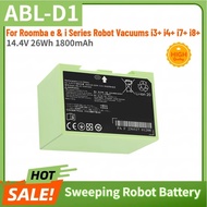 100% New ABL-D1 High Quality Sweeping Robot Battery 14.4V 1800mAh for Roomba e & i Series Robot Vacu