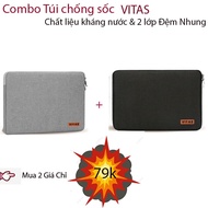 Combo Laptop Shockproof Bag 13 inch 14 inch 15.6 inch 17inch VITAS CS0201 Anti-Scratch Waterproof
