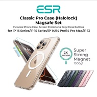ESR Classic Pro Case MagSafe Set for iPhone 16/16 Plus/16 Pro/16 Pro Max/15/15 Plus/15 Pro/15 Pro Ma