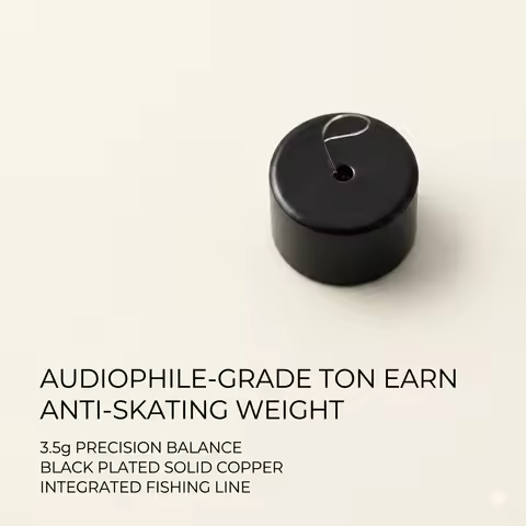 Turntable Anti-Skate Counterweight 3.5g Black Copper Hanging Weight With Line For Pro-Ject Tonearm A