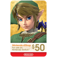 บัตร Nintendo Eshop Card $50 (US Account)