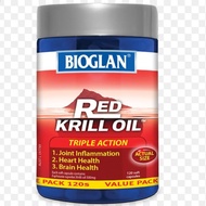 Bioglan triple action red krill oil 500mg