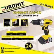 Eurohit 20V Cordless drill ScrewDriver Rechargeable Professional Multifunction impact wench Like makita Bosch Total