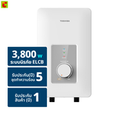 โตชิบา เครื่องทำน้ำอุ่น รุ่น TWH-38WTH(W) ขนาด 3800 วัตต์