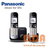 **Telefon** PANASONIC Digital Cordless Phone with 2 Handsets (KX-TG6812MLB) **ELDA - Workspace Suppl