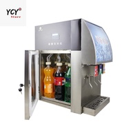 Stainless Steel Commercial 3 Valves Cola Making Machine Automatic Electric Cold Cola Dispenser Carbonated Drink Maker