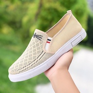 Men Shoes Non-slip Beijing Cloth Shoes Men's Breathable Dad Shoes Mesh Old Brand Old Beijing Cloth S