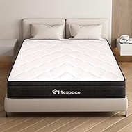 elitespace Queen Mattress,12 Inch Memory Foam Hybrid Mattresses in a Box with Individual Pocket Spring,for Pressure Relief &amp; Motion Isolation Queen Size Mattress,CertiPUR-US.