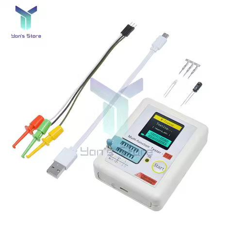 Newest LCR-TC2 TC-T7-H LCR-TC1 Transistor Tester Multimeter For Diode Triode MOS/PNP/NPN Capacitor R