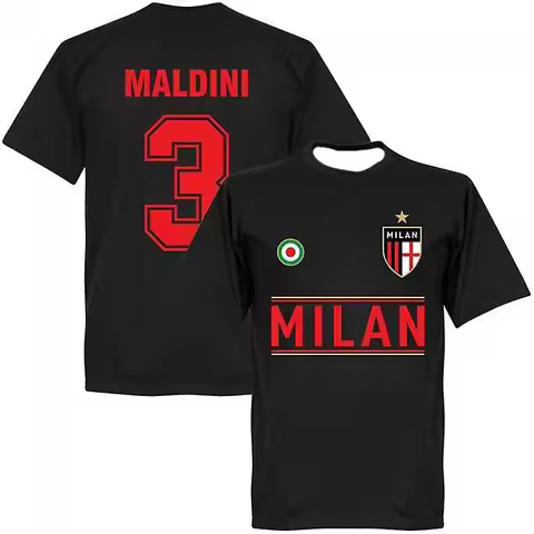 Men's Sportswear 3D Digital Printing Milan Maldini 3 Men's Women's Clothing, Children's T-shirt Top 