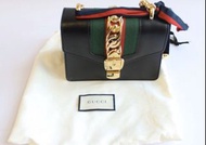 Gucci Sylvie Leather Mini Chain Bag