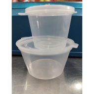 Round Disposable Sauce Container / Plastic Sauce (Hinged Lid) 1oz/2oz